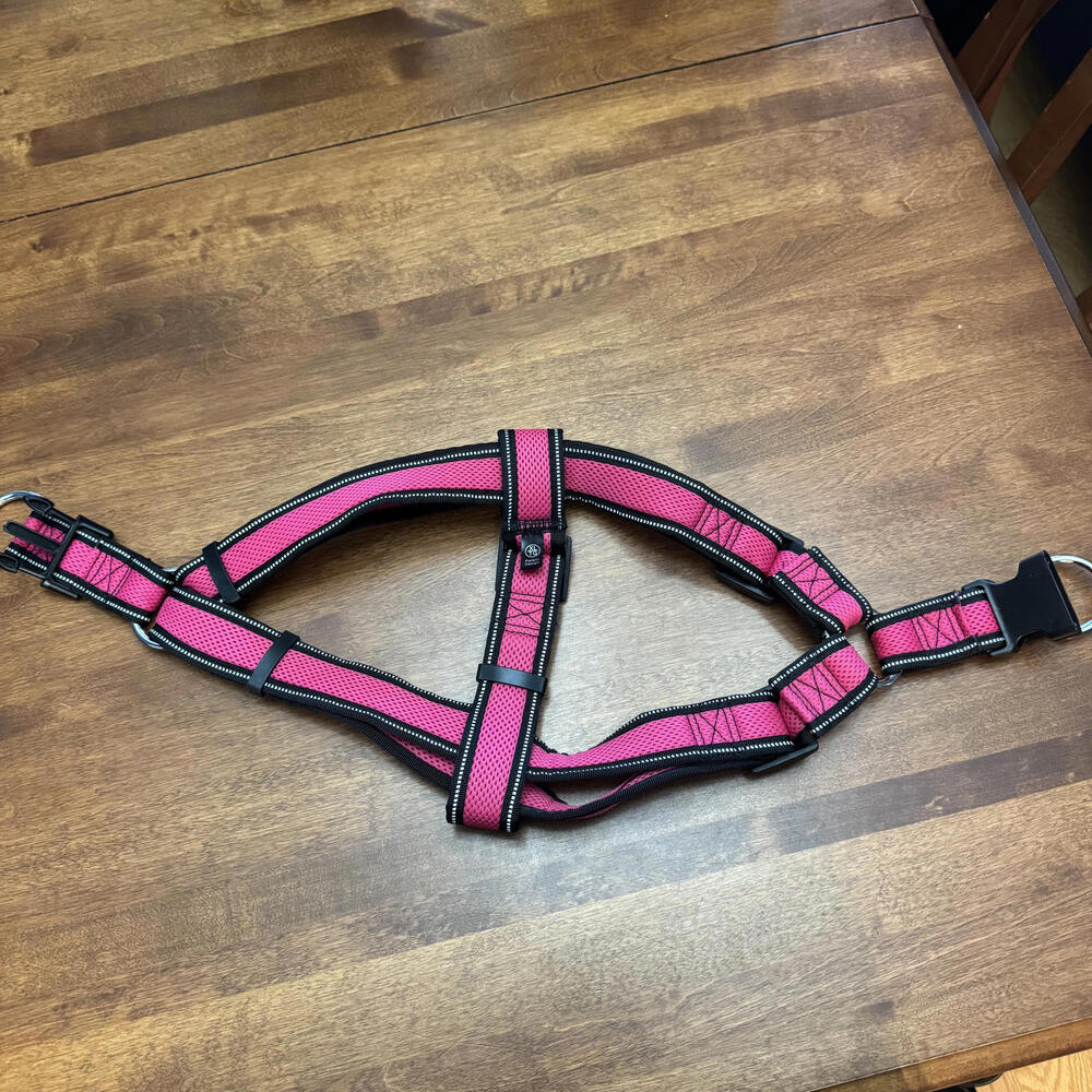 JUMP! Reflective Step in Dog Harness Pink NWOT Size XL